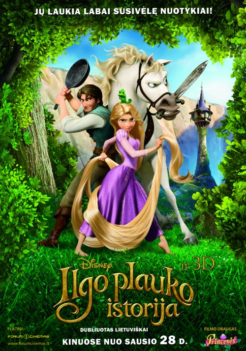 Ilgo plauko istorija / Tangled (2010)