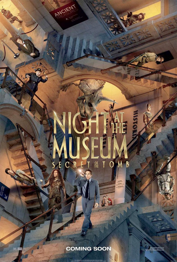 Naktis muziejuje. Kapo paslaptis / Night at the Museum: Secret of the Tomb (2014)
