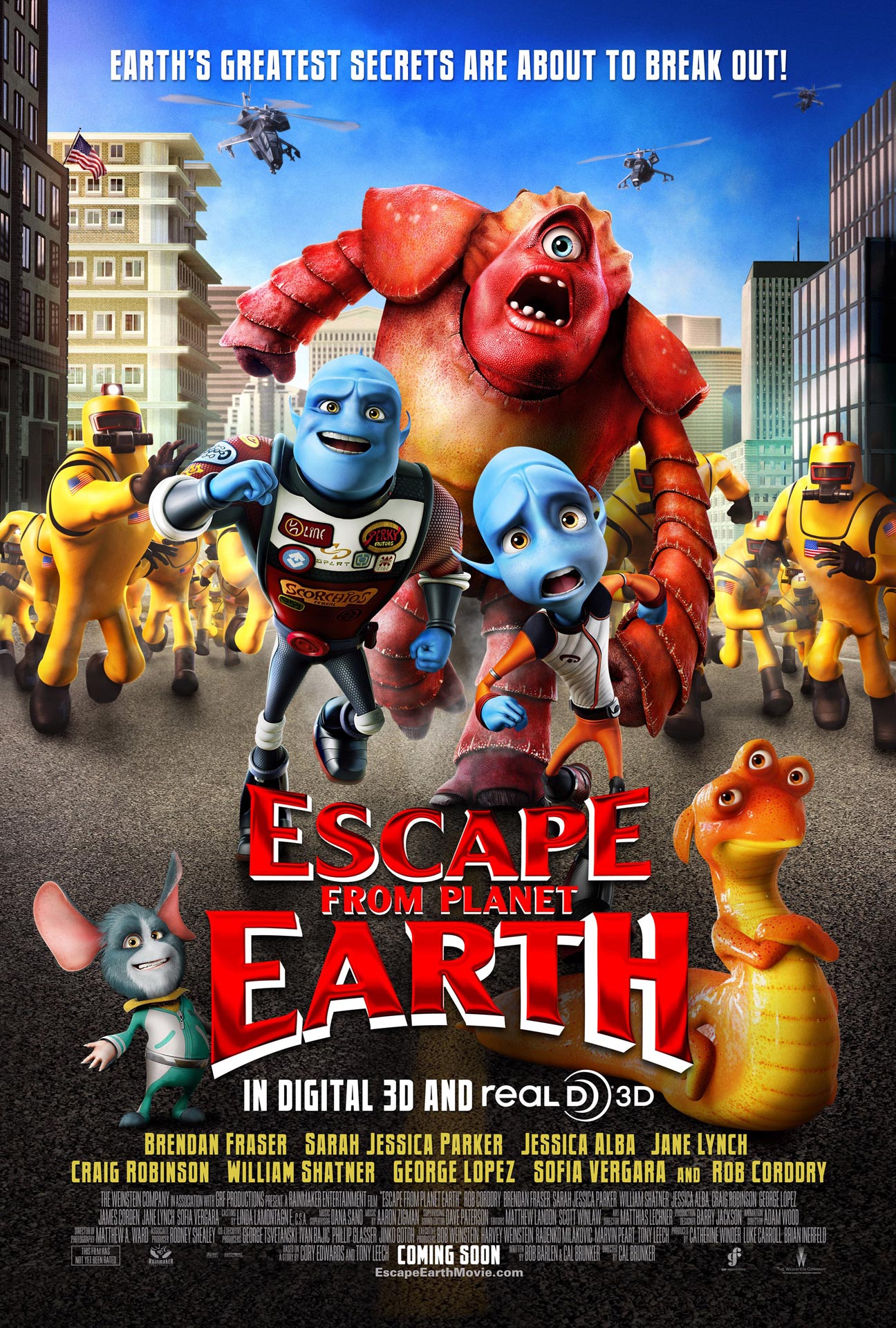 Pabėgimas iš planetos Žemė / Escape from Planet Earth (2013)